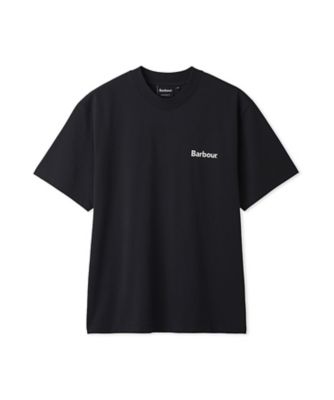 Barbour Crossby Archive Logo Oversized T-Shirt Navy