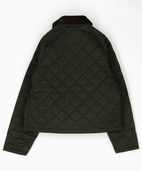 Barbour Spey Quilted Jacket Sage MQU1802 back view