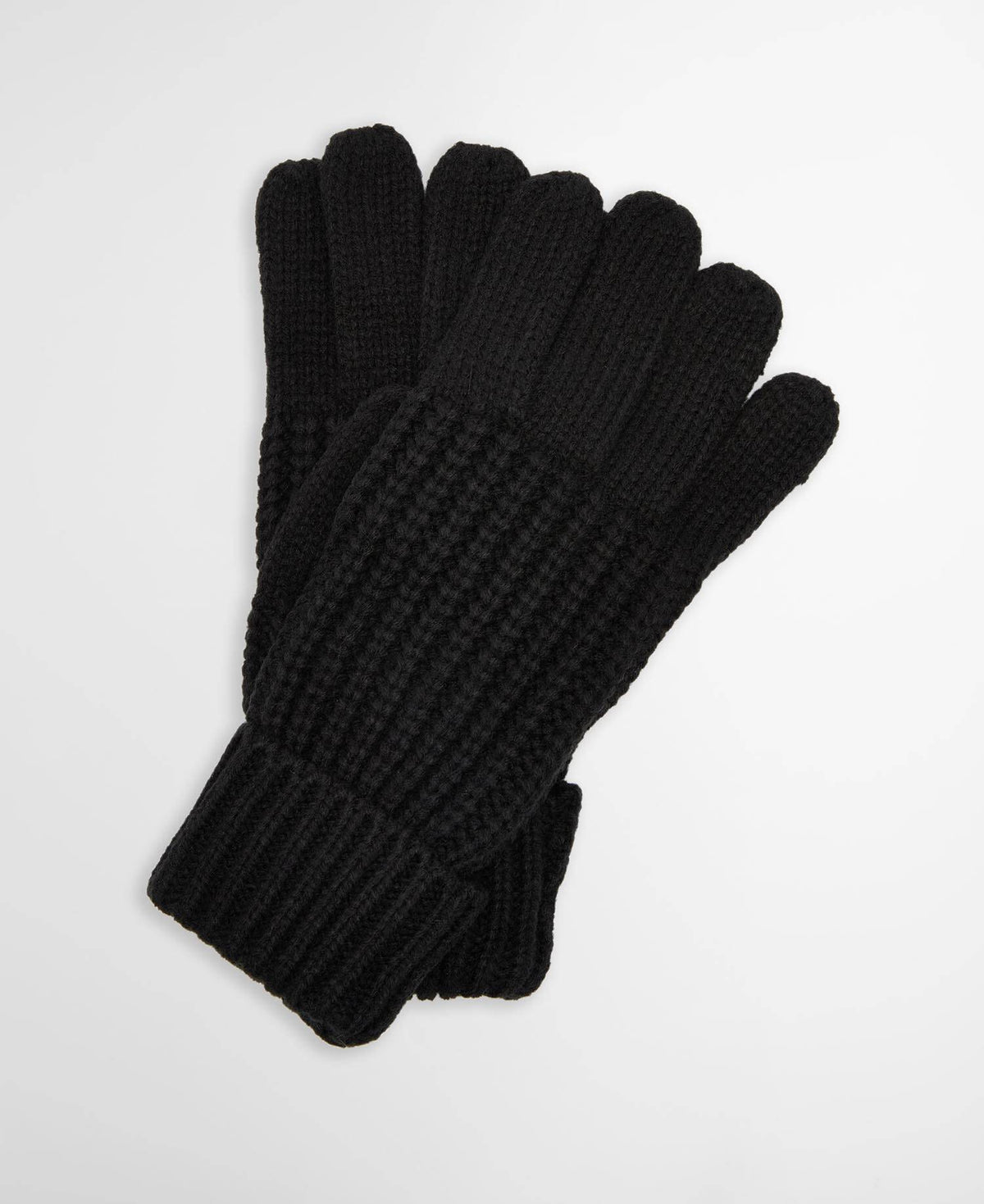 Barbour Saltburn Knitted Gloves Black