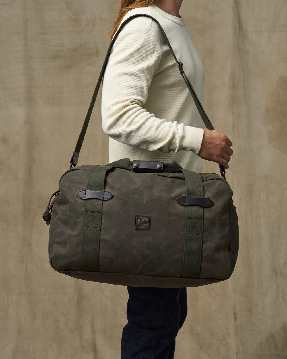 #63595 Tin Cloth Medium Duffle グリーン F