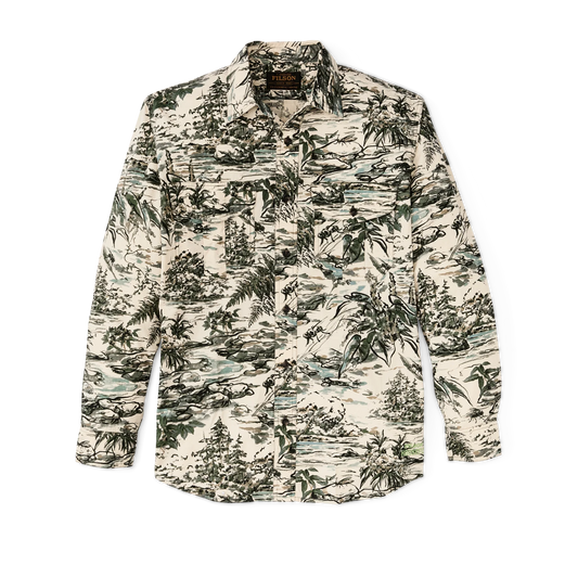 FILSON × HOUSEFLY ウォッシュド フェザークロス シャツ【30%OFF】