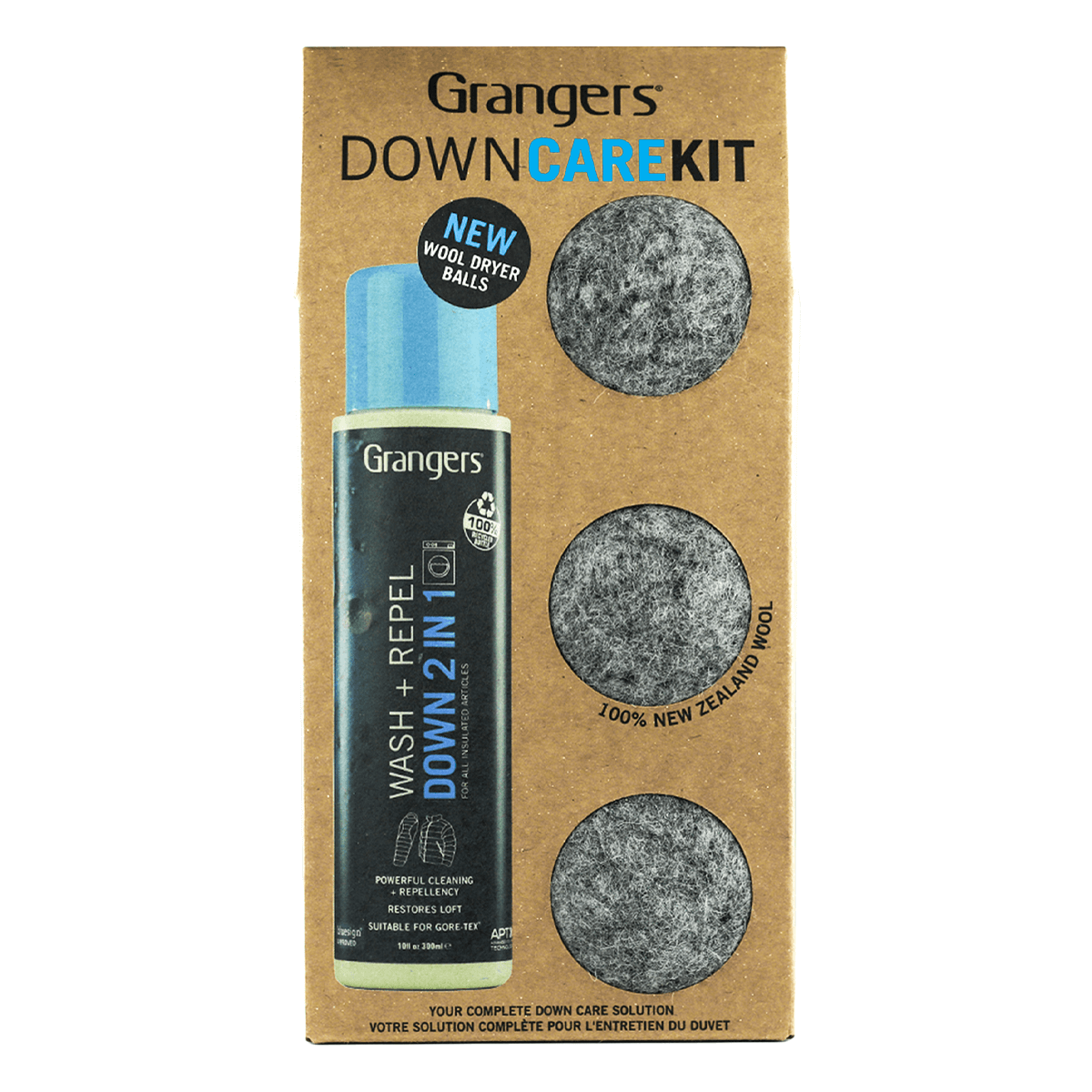 Grangers Down Care Kit 300ml + Dryer Balls